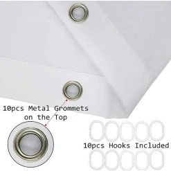 READCLY Rideau De Douche Anti Moisissure Zen Spa Vert Bambou Rideau De Bain Pierres Noir Fleur Orchidée Blanc Étanche Polyester Tissu Rideaux De Salle De Bain Avec 10pcs Crochets,150x180cm 9 READCLY Rideau De Douche Anti Moisissure Zen Spa Vert Bambou Rideau De Bain Pierres Noir Fleur Orchidée Blanc Étanche Polyester Tissu Rideaux De Salle De Bain Avec 10pcs Crochets,150x180cm -Rideau et tringle Soldes 2024 66650077 5