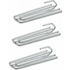 FVO 24 PCS Crochets à Rideau épais Crochets De Rideau épais Pour Rideau En-tête à Plis Pincés, Rideau De Porte, Rideau De Fenêtre