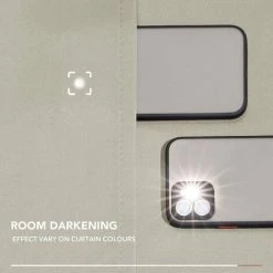 GGNRALNY Lot De 2 Rideaux à Pattes Occultant Thermiques Isolation Anti Chaleur Rideau Chambre Enfant Masion140x280cm Beige -Rideau et tringle Soldes 2024 67353757 4