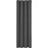 GGNRALNY Rideaux Occultants Isolant Thermique, 140x260 CM (Largeur X Hauteur), Rideaux Pour Salon Et Chambre, Design Moderne à Oeillets, Gris Foncé, 1Pièces