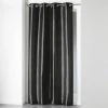 1001KDO POUR LA MAISON Rideau à Oeillets Shana Noir
