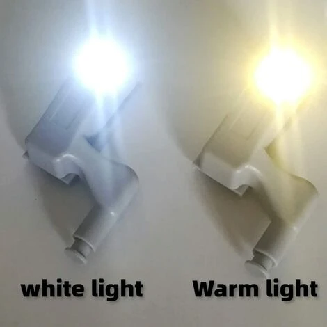 VOCTEIN Lampe à Capteur LED à Charnière, Veilleuse Universelle Pour Placard, Lot De 10 (blanc Chaud) 2 VOCTEIN Lampe à Capteur LED à Charnière, Veilleuse Universelle Pour Placard, Lot De 10 (blanc Chaud) – Image 2