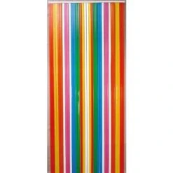 Rideau De Porte - Lanière Antilles Morel - 100 X 220 Cm - Multicolore