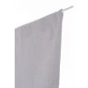 RIDEAUDISCOUNT Paire De Vitrages Occultant 60 X 120 Cm Passe Tringle Uni Gris Galet - Gris