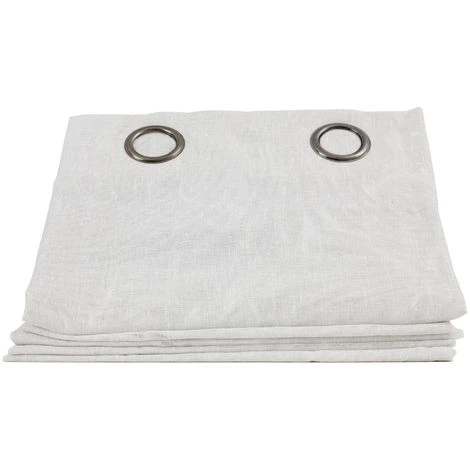 MOONDREAM ( FRANCE ) Voilages Thermiques Zanzibar By Moondream Blanc 1 MOONDREAM ( FRANCE ) Voilages Thermiques Zanzibar By Moondream Blanc