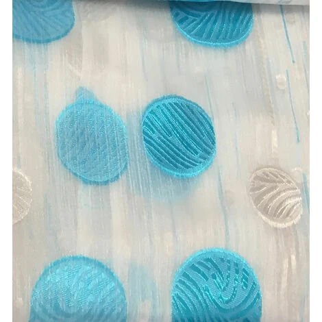 HOMEMAISON Voilage En Organza Fils Coupés Bleu Turquoise 140 X 240 Cm - Bleu Turquoise 1 HOMEMAISON Voilage En Organza Fils Coupés Bleu Turquoise 140 X 240 Cm - Bleu Turquoise
