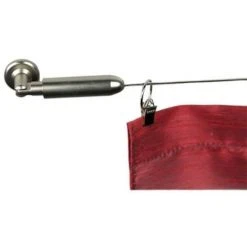 SECODIR Kit Tringle Câble 5m Orientable Laiton Nickel Satiné - Nickel Mat