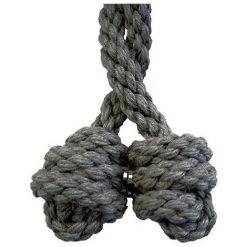 SECODIR Embrasse Textile Aimantée Ariana - Gris éléphant