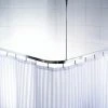RIDDER Rail De Douche De Coin Universel Avec Crochets Chromés 52500 - Argent