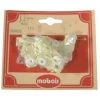 MOBOIS - Galet Pour Tringle Chemin De Fer - Lot De 12 - 24x16 Mm
