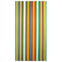 MOREL - Rideau De Porte Antilles En Polyéthylène - 90x220 Cm - Multicolore