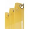 RIDEAUDISCOUNT Paire De Voilages 135 X 240 Cm à Oeillets Mat Classique Simple Jaune Yuzu - Jaune