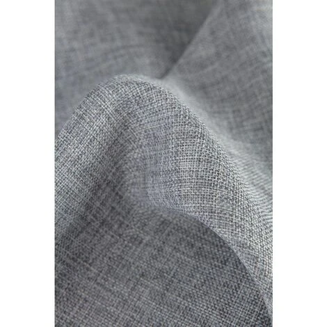 RIDEAUDISCOUNT Rideau Tamisant Authentique à Oeillets 140 X 240 Cm Chiné Gris - Gris 4 RIDEAUDISCOUNT Rideau Tamisant Authentique à Oeillets 140 X 240 Cm Chiné Gris - Gris – Image 4