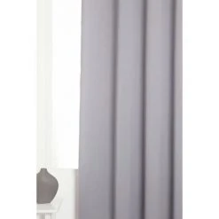 RIDEAUDISCOUNT Rideau Occultant 140 X 240 Cm à Oeillets Mat Lourd Solide Uni Gris - Gris 7 RIDEAUDISCOUNT Rideau Occultant 140 X 240 Cm à Oeillets Mat Lourd Solide Uni Gris - Gris -Rideau et tringle Soldes 2024 9631233 3