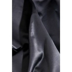 RIDEAUDISCOUNT Rideau Occultant 140 X 240 Cm à Oeillets Thermique Stop Froid Uni Noir - Noir -Rideau et tringle Soldes 2024 9952249 5